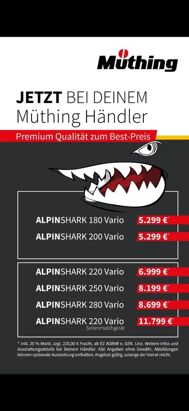 Müthing ALPINSHARK – Österreich Edition jetzt zum Aktionspreis